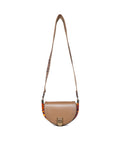 Fendi Logo Plaque Foldover Shoulder Bag