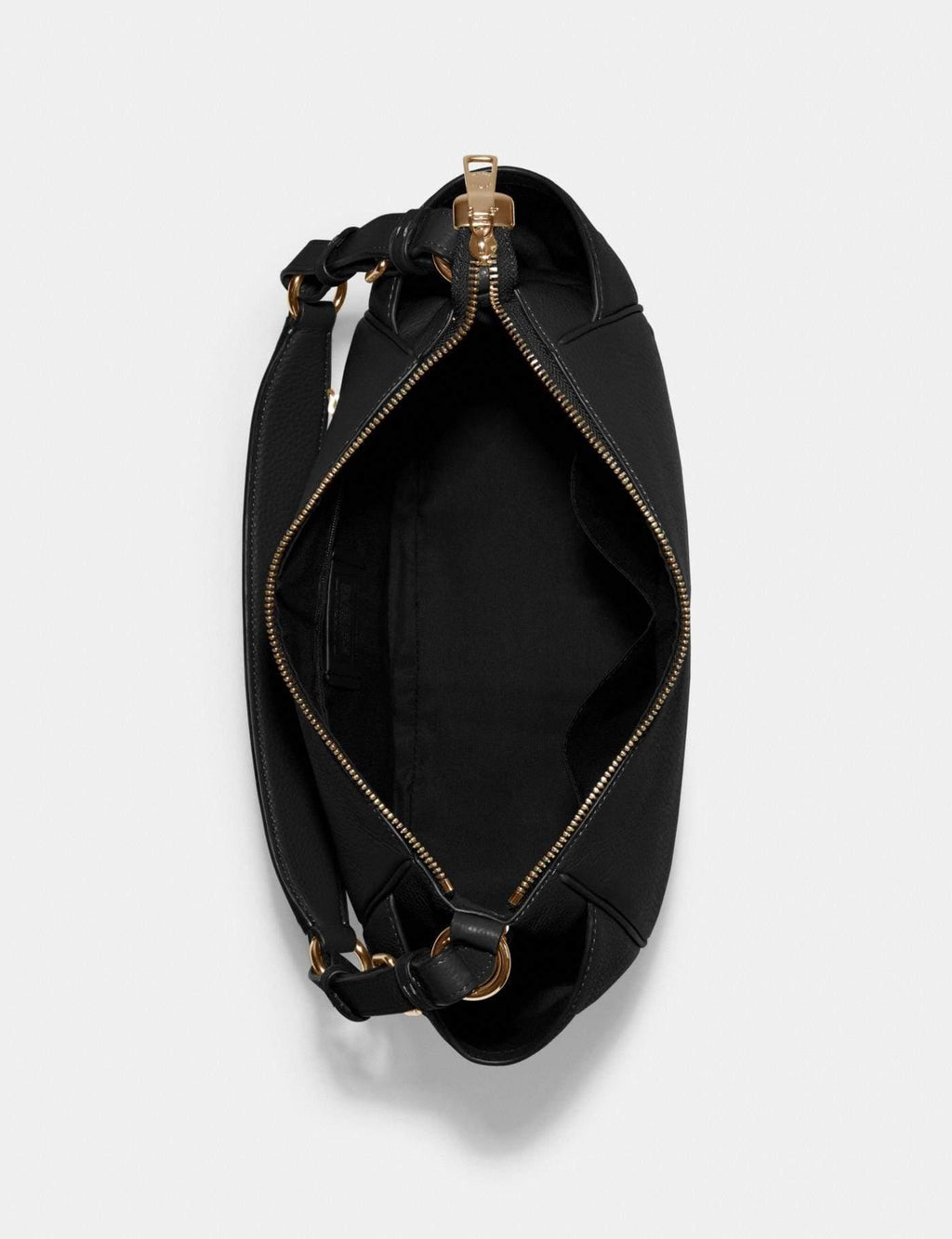 Leather Rori Shoulder Bag in Black
