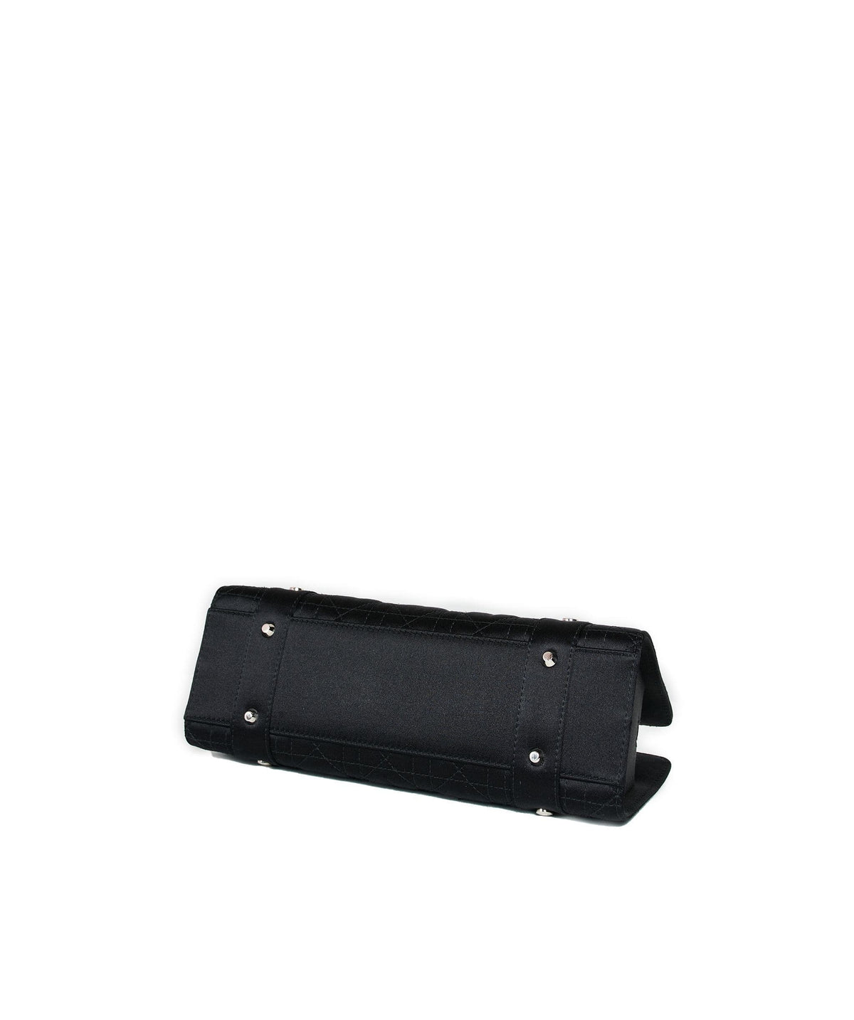 Christian Dior Black Cannage Top Handle Bag GHW  AGL1036 - Cap N Wrap