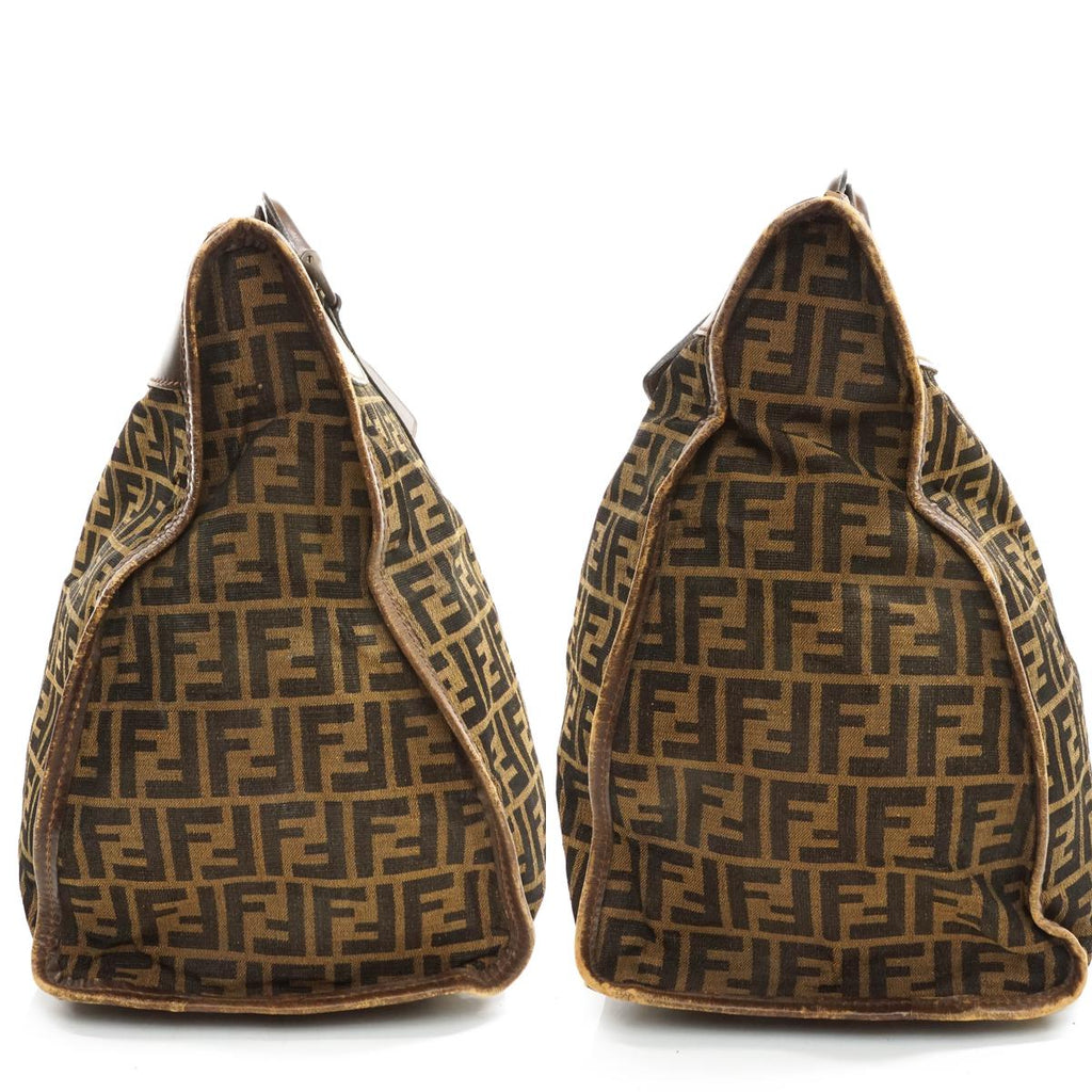 Fendi Travel Bag Brown Zukka Canvas