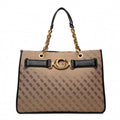 Aileen 4G Logo Chain Shopper Black