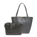 Alby Black Logo Shopper With Cochette