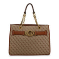 Aileen 4G Logo Chain Shopper Brown