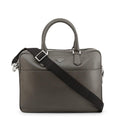 Grey Leather Satchel