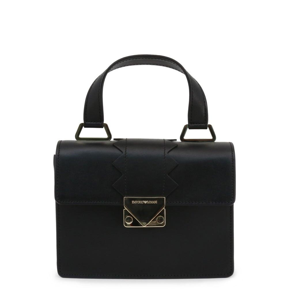Black Leather Top Handle