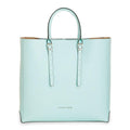 Luxe Leather Shopper in Blue